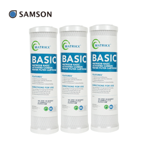 Filtre à charbon actif de 10 pouces, adsorption chimique, filtration d'eau commerciale, distributeur certifié, en stock - Product Image 1