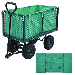 Suministro de forro para carrito de jardín de tela verde - Product Image 1
