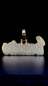 Pendentif personnalisé phosphorescent Bijoux fins Argent 925 Moissanite Diamant Iced Out Nom Lettre Pendentif Collier - Product Image 4