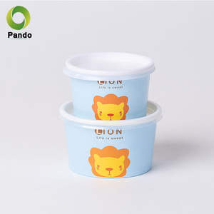 Vasos de 50 ml de Doble Pared Ecológicos para Helado y Yogur, con Tapas y Cucharas, Impresión Personalizada, Venta al Por Mayor - Product Image 5