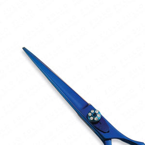 Custom Logo Blue Stainless Steel Barber Hair Cutting Scissors Sharp Blade Professional Salon Shears Hot Sale <b>Tool</b> - Product Image 5