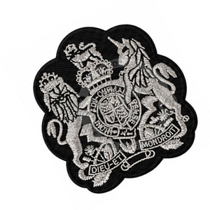 Personalized Luxury High Quality <b>Sew</b> <b>on</b> Patches Hand Embroidered Crest <b>Badges</b> OEM Service for Jackets Bags Hats and Clothing - Product Image 5