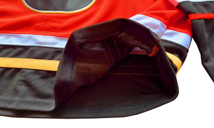 เสื้อฮอกกี้น้ำแข็งคุณภาพสูง PUFFIN SPORTS แบบสั่งทำพิเศษสำหรับผู้ชาย แขนยาว พิมพ์ลายแบบ Sublimation คอวี ระบายอากาศได้ดี ผลิตจากโพลีเอสเตอร์ ขนาดสำหรับผู้ใหญ่ - Product Image 6