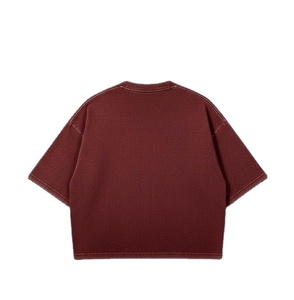 Camiseta Corta Oversize con Logo Flash para Hombre, Manga Corta, Casual, de Algodón, Cuello Redondo, Diseño con Estampado Frontal - Product Image 4