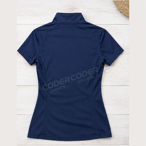 Camiseta de Equitación Profesional al por Mayor, Fabricada por un Fabricante Profesional, Sin Costuras, Ligera, de Color Sólido, Personalizable, para Mujer, Corta - Product Image 2