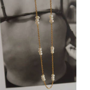 Collar de Perlas de Agua Dulce con Diseño Minimalista, Estilo Europeo de Alta Gama con un Toque de Lujo para la Clavícula - Product Image 2