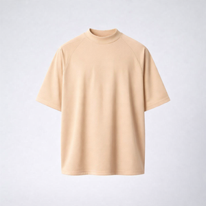 T-shirts pour hommes 100% coton, logo personnalisé, haute qualité, coupe oversize, épaules tombantes, t-shirts épais 250GSM, t-shirt jaune pour hommes - Product Image 3