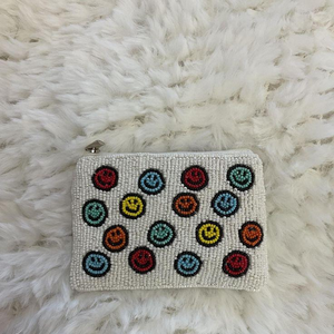 Handcrafted Seed Beads Watermelon Coin Purse with Metal <b>Frame</b> Designer Embroidered Beaded Coin Pouch with Traditional Motifs - Product Image 6