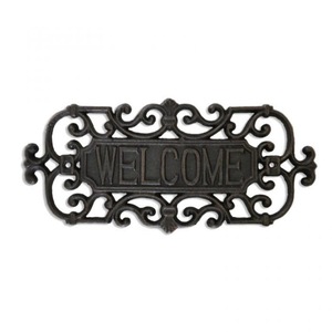 Bless This Nest Cast Iron Wall Plaque Oval Rustic Home Decor Sign Entryway Hanging Metal Art - Product Image 4