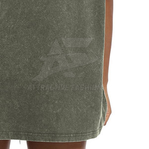 Camiseta de Mujer con Lavado Ácido, Corte Holgado, Precio Económico, Algodón Premium, Transpirable, para Uso Diario - Product Image 6