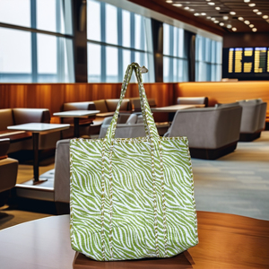 กระเป๋าผ้าคอตตอนพิมพ์ลายหน้าจออินเดียขนาดใหญ่สำหรับทุกเพศอินเดียเดินทางช้อปปิ้งกระเป๋าอุปกรณ์เสริม - Product Image 1