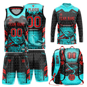 Paquete de Uniformes de Baloncesto Personalizados con Diseño Único para Clubes, Equipos, Entrenadores, Marcas, Tela Sublimada de Primera Calidad, OEM, ODM - Product Image 1