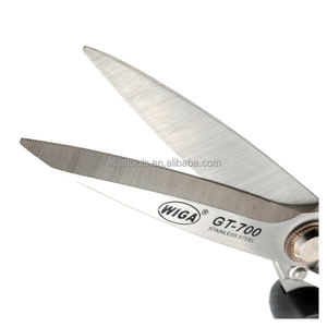 กรรไกรอเนกประสงค์ WIGA รุ่น GT-700 ใบมีดยาว 8 นิ้ว สำหรับงานอุตสาหกรรม ทำจากสแตนเลส ขอบหยัก แข็งแรง ทนทาน - Product Image 2