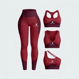 Conjuntos de Yoga para Mujer, Colores Sólidos, Transpirables, Ligeros, de Secado Rápido, Nueva Llegada, Tallas Grandes, Más Vendidos - Product Image 2