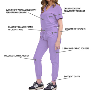 ชุดยูนิฟอร์มแพทย์ ชุดพยาบาลโรงพยาบาล ชุดสครับพร้อมปักโลโก้ ขายส่ง ชุดสครับแพทย์ Shaghaf Sports Wear Impex Sc2 โพลีเอสเตอร์ 100% - Product Image 2