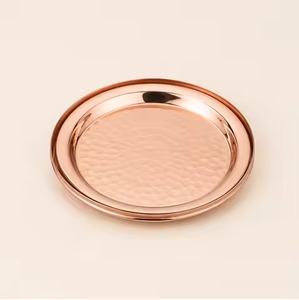 Luxury Home Copper Coaster Set Premium <b>Table</b> <b>Protector</b> for Coffee <b>Table</b> Dining Room Restaurant Hotel Bar Decor - Product Image 1