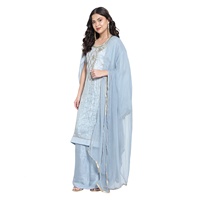 Salwar Kameez Churidar pyjama femmes indien ethnique dames robe de soirée Punjabi couture pelouse costume costumes brodés
