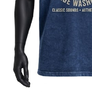 T-shirt personnalisé délavé pour homme, style vintage, coupe oversize, streetwear, coton doux, vêtement décontracté, fournisseur en gros OEM/ODM - Product Image 4