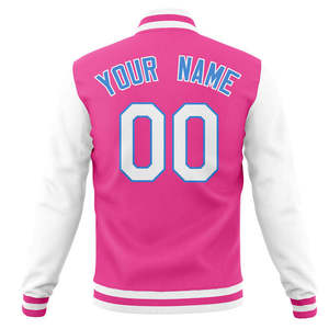Men and Women Varsity Jacket Chenille Embroidery Leather Sleeves Custom Baseball Letterman Jacket - Product Image 4