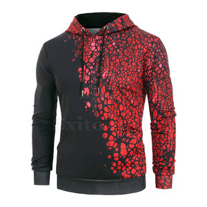 Custom <b>Men's</b> Winter Sublimation Hoodies 100% Cotton <b>Fleece</b> Pullover-<b>Top</b> Selling New Style - Product Image 3