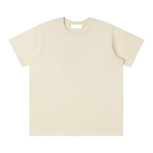 Camiseta de Manga Corta 100% Algodón para Niños, Cuello Redondo, Color Liso, Estilo Holgado - Product Image 1