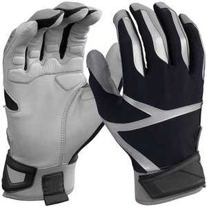 Guantes de Béisbol para Bateo, para Lanzador, de Cuero, con Dedos Completos, Antideslizantes, con Cierre de Gancho y Bucle, para Adultos, para Mano Derecha, para Todas las Estaciones - Product Image 1