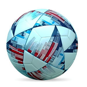 Ballon de football sans couture, taille 5, pour entraînement, thermocollé, écologique, professionnel, fournisseur en gros OEM, BLACK RACING GEAR - Product Image 1
