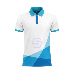 Polo de golf à manches courtes pour homme, haute performance, 100 % polyester, tissu respirant et à séchage rapide pour le sport et les occasions décontractées - Product Image 2