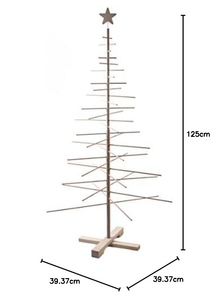 Metal antique brass ideal size christmas <b>tree</b> with a natural and modern design handcrafted for elegant festive decoration - Product Image 3