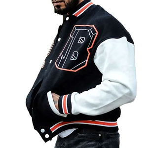 Premium <b>Varsity</b> <b>Jacket</b> Custom Letterman <b>Bomber</b> <b>Jacket</b> Men <b>Women</b> College School Team Embroidered Streetwear Regular Fit Autumn - Product Image 4