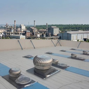 Tubo de Luz de Doble Uso - Ventilador de Techo Impulsado por el Viento para Luz Natural y Ventilación Natural en Edificios Industriales - Product Image 5
