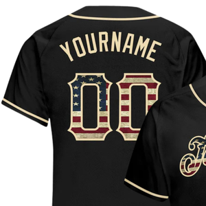 Camiseta de Béisbol Negra para Hombre, con Botones, Uniforme de Equipo, Transpirable, Ligera, para Torneos Deportivos - Product Image 3
