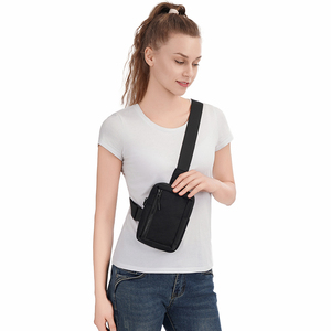 Bolso bandolera para hombre y mujer, bolso bandolera informal para viaje, bolso bandolera de cuero resistente al agua - Product Image 6