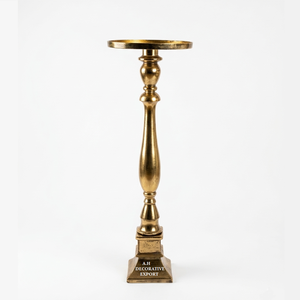 Modern Slim Gold Candle Stand Decorative Metal Pillar Candelabra for Wedding <b>Table</b> Vintage Style Gold Taper Stand Hotel Party - Product Image 1