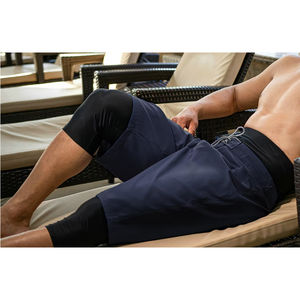 Short de bain islamique pour homme, 100% coton, à séchage rapide, taille mi-haute, décontracté, avec logo personnalisé, Halal Awrah Covering - Product Image 3