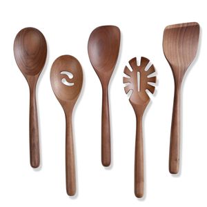 ช้อนครัวไม้ทำมือแบบดั้งเดิม ทนทานและใช้งานสะดวกในครัวประจำวัน - Product Image 1
