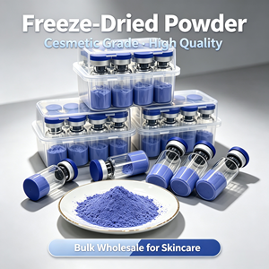 Fabricante Chino de GHK-Cu Azul, Materia Prima Cosmética, Suministro Directo de Fábrica, Polvo de Cobre GHK-Cu de 50mg y 100mg - Product Image 1