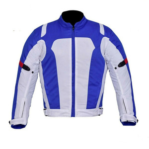 Blouson de moto unisexe en cuir coupe-vent à manches longues, color-block, grande taille, séchage rapide, respirant, toutes saisons, pour adulte - Product Image 6