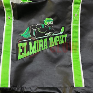 Bolsa de Equipamiento de Hockey de Alto Impacto, Material 600D, Capacidad de 50-70L, Diseño de Logotipo Personalizado para Club, Bolsas Deportivas Verdes y Negras - Product Image 4