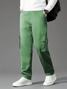 Wholesale Loose Fit Drawstring <b>Cargo</b> Jogging <b>Work</b> <b>Pants</b> Men Polyester Blank Joggers Track <b>Cargo</b> <b>Pants</b> with Multiple Pockets - Product Image 3