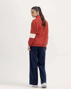 เสื้อสเวตเชิ้ตคอเต่าซิปหน้าแบบหนาพิเศษ สกรีนโลโก้ได้ตามต้องการ สำหรับผู้หญิง-ระบายอากาศได้ดี เป็นมิตรกับสิ่งแวดล้อม - Product Image 3