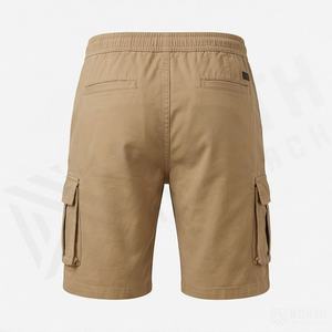 Pantalones Cortos Casuales Personalizados para Hombre, Logotipo Bordado, Estampado en Lona, Poliéster/Algodón, Secado Rápido, Cierre con Cordón, Seis Bolsillos, Cintura Alta - Product Image 2