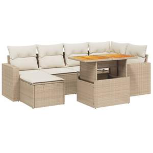 Set Divano da Giardino Beige - Product Image 2