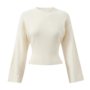 Sweat-shirt pour femme, décontracté, à porter au quotidien, en tissu doux, design pull-over, manches longues, coupe décontractée, tenue pour la saison hivernale, style simple - Product Image 1