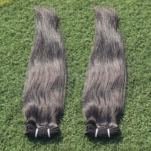 Extensions de Cheveux Vierges Remy 100% Indonésiens Doux et Brillants, Alignement des Cuticules, Sans Nœuds, Double Trame Faite à la Machine / Clip-in - Product Image 2