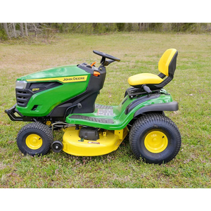 Tondeuse à gazon électrique avec hauteur de coupe réglable, tracteur de jardin à batterie pour une gestion efficace du gazon - Product Image 5