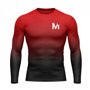Customized Sublimated Compression Shirt Digital Print Gym Tee High Strength Material Weightlifting Powerlifting Gear - Product Image 1