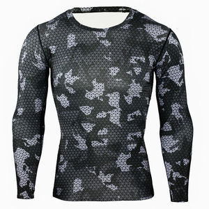 Ensemble de compression personnalisé pour hommes – Vêtements de sport et fitness respirants et anti-humidité pour l'entraînement quotidien en salle de sport - Product Image 5