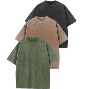 Camiseta 100% algodón personalizada con cuello redondo, camiseta de color sólido con cuello redondo, camiseta para hombre, camiseta de cuello redondo para hombre - Product Image 4