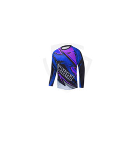 Jersey de Motocross Sublimado de Manga Larga, Unisex, de Secado Rápido, Alta Calidad, Anti-UV, % Poliéster, Colores Personalizados - Product Image 3